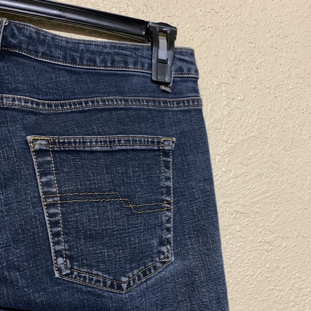 Caslon Jeans 10 Blue Stretch Straight Mid Rise 5-Pockets Cotton Spandex - Picture 13 of 16